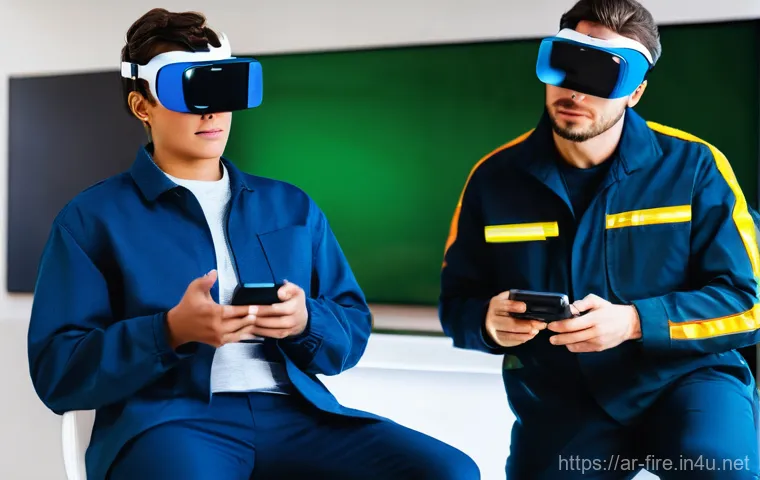 화재안전관리 실무에서 중요한 기술적 변화 - **Prompt 2: AI-Powered Precision Fire Suppression**
    "Inside a highly advanced, clean industrial ...