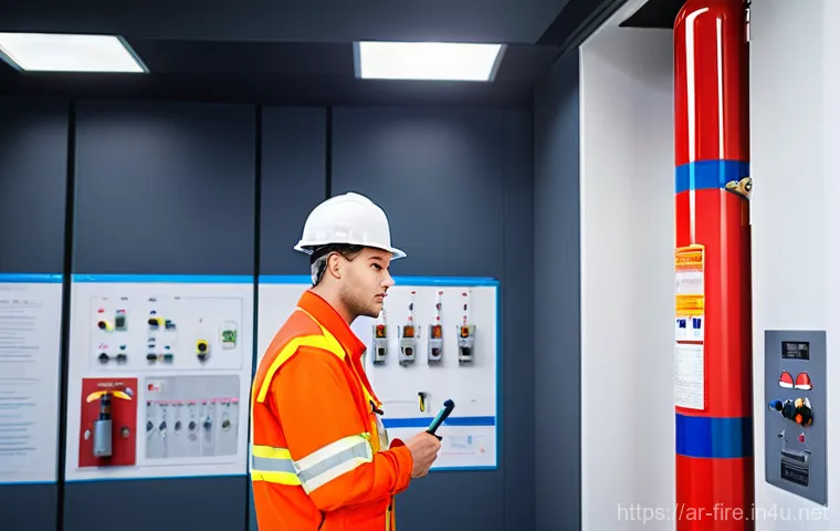 화재안전관리기술자의 경력 개발 로드맵 - **Prompt 1: Foundation of a Fire Safety Expert**
    "A male fire safety technician in his late 20s,...