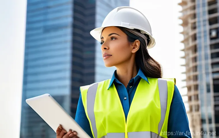 화재안전관리기술자 직무에서 요구되는 기술 - **Prompt 1: The Vigilant Fire Safety Expert in a Modern Metropolis**

    "A highly competent fire s...