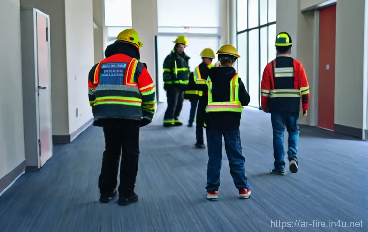 화재안전관리 실무와 관련된 최신 법령 요약 - **Prompt 1: Smart Fire Prevention in a Modern Data Center**
    "A wide-angle shot of a pristine, hi...