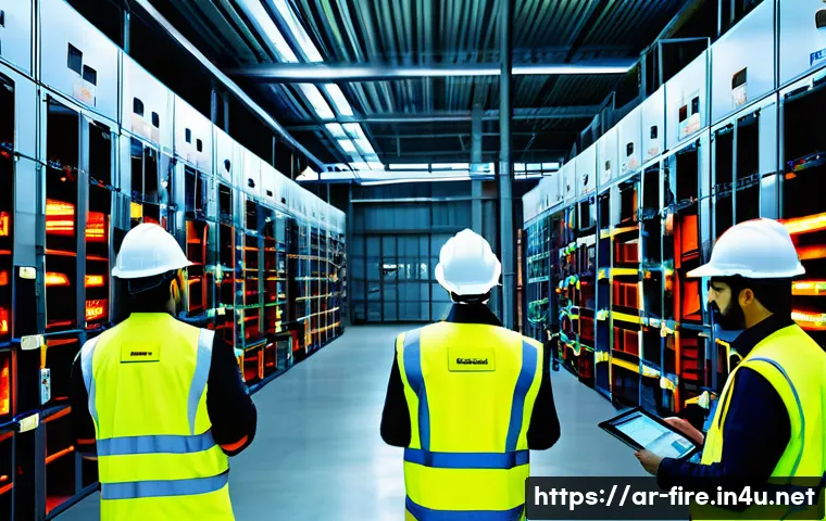 화재안전관리 업무 보고서 작성 가이드 - A detailed scene inside a modern industrial facility in the Middle East, showcasing a comprehensive ...